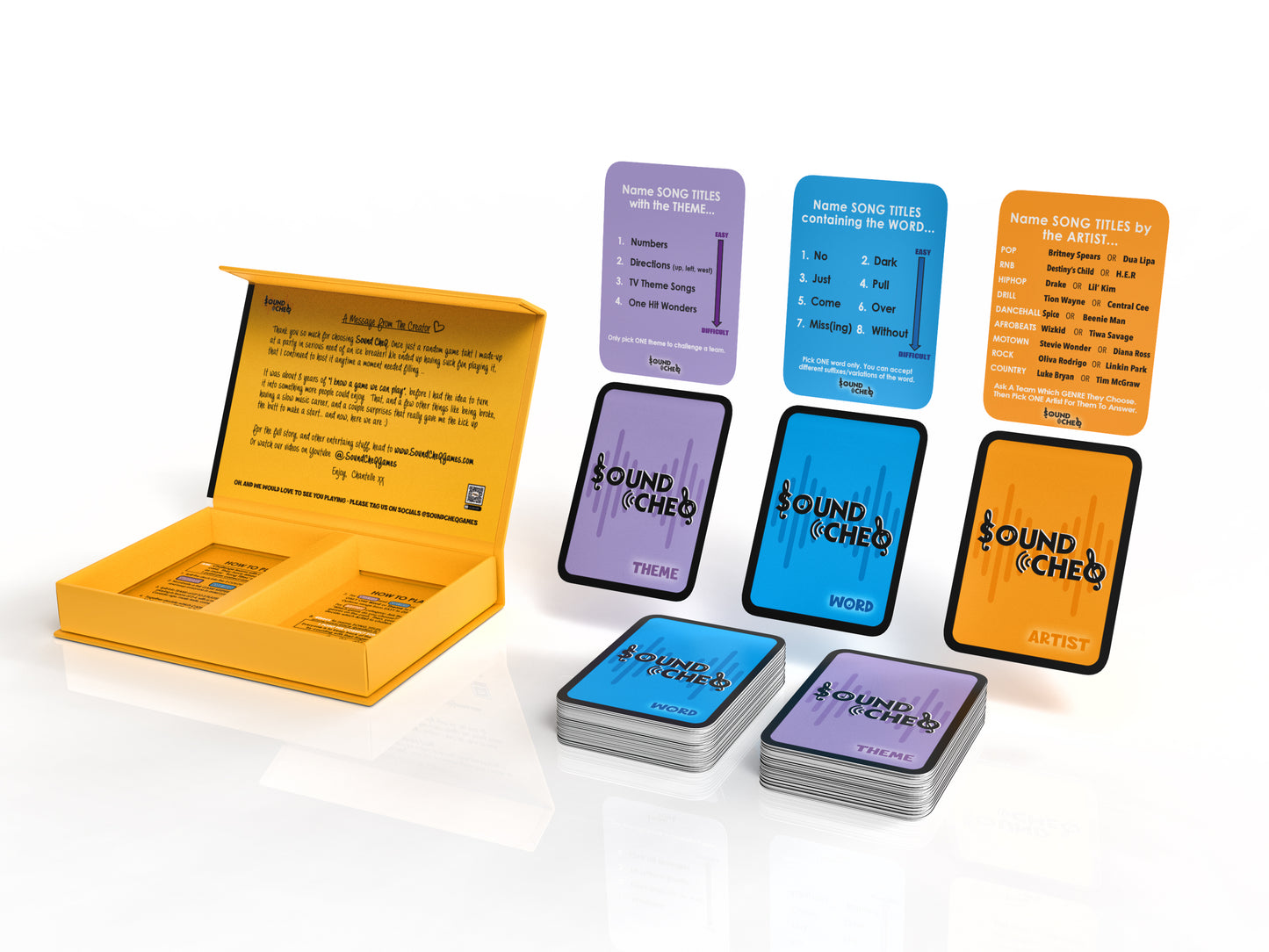 SOUND CHEQ Card Game